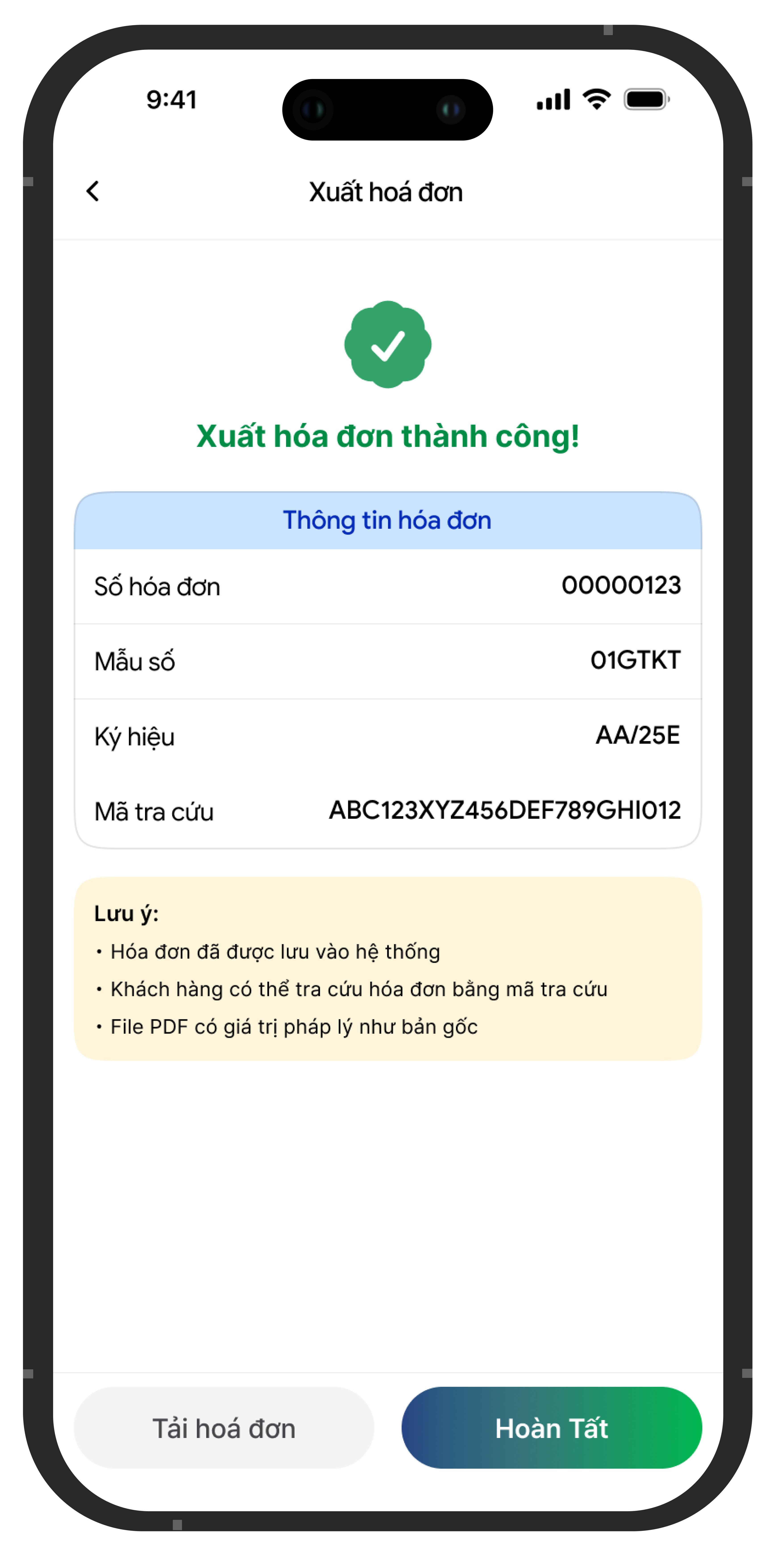 Xuất hóa đơn điện tử